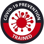 COVID-19 Prevention Trained - Hard Hat Labels are constructed from Durable, Pressure Sensitive Vinyl or Engineer Grade Reflective for maximum day or nighttime visibility.