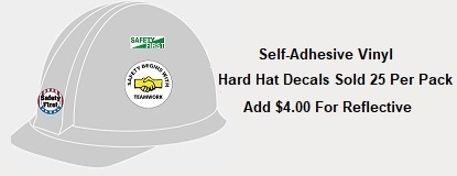 Safety First Hard Hat Decal Hard Hat Sticker Helmet Safety Label H34 