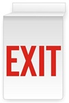 EXIT 13" X 10" Double-Sided Drop Ceiling Sign