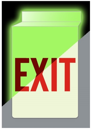 10" x 13" Exit Sign Cover 