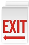EXIT w/Arrow  13 X 10 Double-Sided Ceiling Mount Sign
