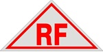 ROOF Truss & FLOOR Sign RF- 12 X 6 Aluminum
