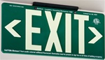 PM100 Series GloBrite® Eco Green Exit Sign - 7080B Single Sided or 7082B Double Sided