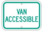 N. CAROLINA STATE SPECIFIED HANDICAPPED PARKING Sign - 12 X 9 - Type I Reflective on .80 Aluminum, Top and Bottom mounting holes