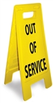 Out of Service - Heavy Duty Two Sided Flood Stand Sign