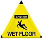 Caution Wet Floor - Handy Cone™ Floor Sign