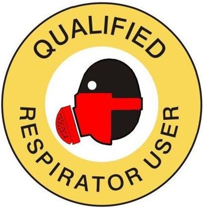 Qualified Respirator User - Hard Hat Labels are constructed from Durable, Pressure Sensitive Vinyl or Engineer Grade Reflective for maximum day or nighttime visibility.
