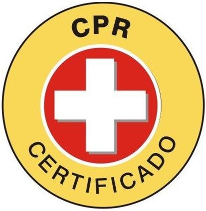 Spanish CPR Certified - Hard Hat Labels are constructed from Durable, Pressure Sensitive or Reflective Vinyl, Sold 25 per pack