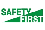 Safety First Hard Hat Labels are constructed from Durable, Pressure Sensitive Vinyl or Engineer Grade Reflective for maximum day or nighttime visibility.