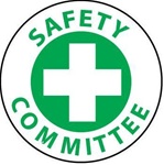 Safety Committee - Lock it Out - Hard Hat Labels are constructed from Durable, Pressure Sensitive or Reflective Vinyl, Sold 25 per pack