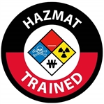 Hazmat Trained Hard Hat Labels are constructed from Durable, Pressure Sensitive Vinyl or Engineer Grade Reflective for maximum day or nighttime visibility.
