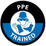 PPE, Personal Protective Equipment Trained - Hard Hat Labels are constructed from Durable, Pressure Sensitive Vinyl or Engineer Grade Reflective for maximum day or nighttime visibility.