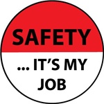 Safety ...It's My Job - Hard Hat Labels are constructed from Durable, Pressure Sensitive Vinyl, Sold 25 per pack