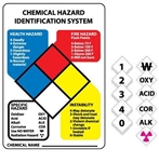 Hazardous Materials Classification Sign Guide - Available 14 X 10 in 3 constructions