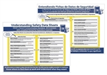 Safety Data Sheet SDS Training Poster (English or Spanish) - 24 X 18