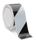 Black/White Reflective Hazard Warning Tape - Available in 2 and 3 inch widths X 10 Yard Rolls