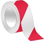 Red/White Hazard Warning Tape - Available in 2 and 3 inch widths  X 18 or 36 Yard Rolls