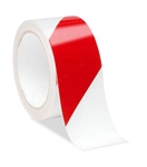 Red/White Reflective Hazard Warning Tape - Available in 2 and 3 inch widths X 10 Yard Rolls