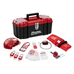 Master Lock 1457VE410KA Personal Valve Lockout Kit - Convenient all-in-one kit contains multiple lockout devices for Valve Lockout/Tagout procedures