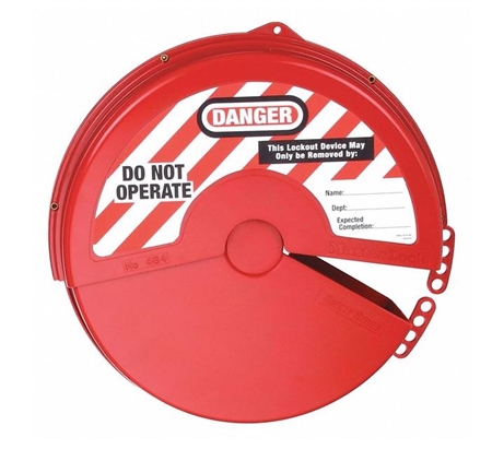 Master Lock 484 Gate Valve Lockout Device - Fits 8 to 13 inch handles