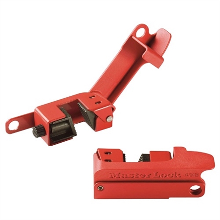 Master Lock Grip Tight Circuit Breaker Lockout. Universal fit accommodates almost all styles of toggle circuit breakers in the off position
