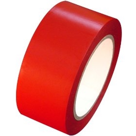 Red Vinyl Marking Tape - Available 2, 3 or 4 inch by 108 foot rolls.