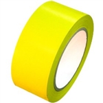 Yellow Vinyl Marking Tape - Available 2, 3 or 4 inch by 108 foot rolls