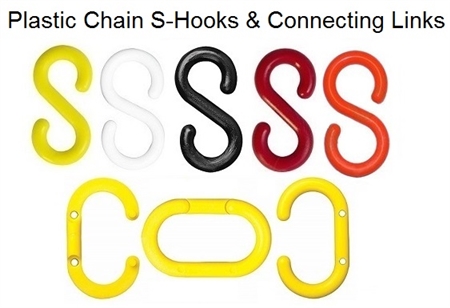 Plastic Chain, S-Hooks & Connecting Links