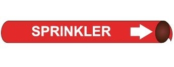 Sprinkler, Pre-coiled and Strap On Pipe Markers - Available in 8 Sizes