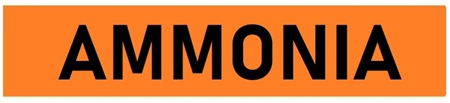 Self-Adhesive AMMONIA Marker - Choose from 5 Sizes