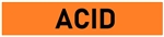 Self-Adhesive, ACID Pipe Marker - Choose from 5 Sizes