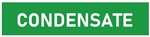 Self-Adhesive, CONDENSATE Pipe Marker - Choose from 5 Sizes