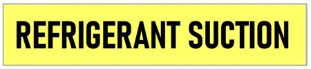 Self-Adhesive, REFRIGERANT SUCTION, Pipe Marker - Choose from 5 Sizes