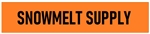 SNOWMELT SUPPLY, Self-Adhesive Pipe Marker - Choose from 5 Sizes