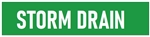 STORM DRAIN Pipe Marker - Choose from 5 Sizes