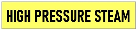 HIGH PRESSURE STEAM, Self-Adhesive Pipe Marker - Choose from 5 Sizes