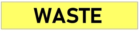 WAST,  Self-Adhesive Pipe Marker - Choose from 5 Sizes