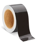 Solid Black Engineer Grade Retro-Reflective Tape - Available in 1, 2, 3, 4 width X 10 or 50 yard rolls