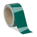 Solid Green Engineer Grade Retro- Reflective Tape - Available in 1, 2, 3, 4 widths X 10 or 50 yard rolls