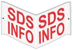 3- Way Safety Data Sheet Information Station Sign