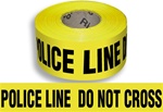 Police Line Do Not Cross Barricade Tape - 3 in. X 1000 ft. lengths - 3 Mil Durable Polyethylene