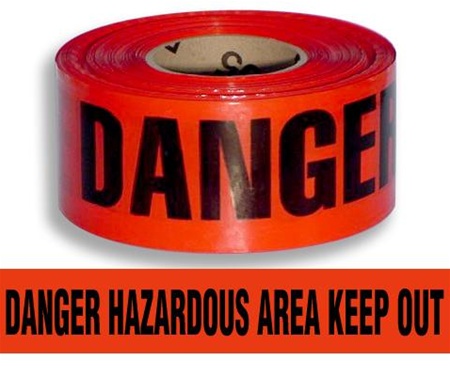 20 m Barrière Bande-Danger Keep Out-Non-adhésif Plastique Hazard Cordon Bande 