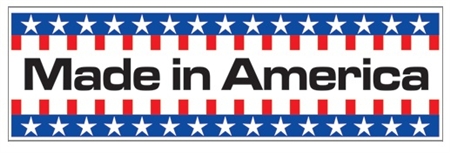 MADE IN AMERICA, Promo Banner - Reinforced vinyl use indoor or outdoor, Choose 2 ft x 5 ft or 4 ft x 10 ft