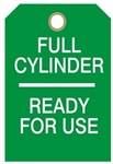 FULL CYLINDER READY FOR USE - Accident Prevention Tags - 6" X 3" Choose from Card Stock or Rigid Vinyl