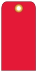 BLANK RED - Vinyl Accident Prevention Tags