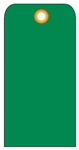 BLANK GREEN - Vinyl Accident Prevention Tags