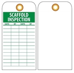 SCAFFOLD INSPECTION RECORD - Vinyl Tags