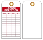 LADDER INSPECTION RECORD - Vinyl Accident Prevention Tags