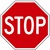 30" STOP SIGN - Choose from Engineer Grade, High Intensity or Diamond Grade Reflective.