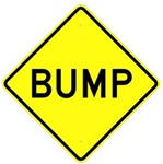 BUMP Ahead Warning Sign - Choose 24" X 24", 30" X 30" or 36" X 36" Engineer Grade, High Intensity or Diamond Grade Reflective Aluminum